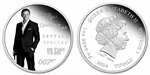 מטבע ג'יימס בונד 007 דניאל קרייג, 1 דולר טובאלו אוסטרליה, שנת 2024