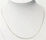 שרשרת דגם פיגרו זהב צהוב 14K בעובי 0.5 מ"מ באורך 60 ס"מ