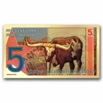 שטר הזהב 5 סנטיגרם טקסס פר לונגהורן ארה"ב