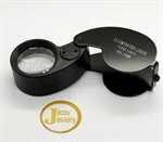 לופה פי 40 בצבע שחור כוללת תאורה 2