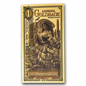 שטר הזהב 1 Goldback אריזונה ארה"ב