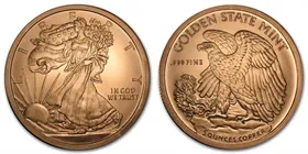 מדליית נחושת Walking Liberty ארה"ב