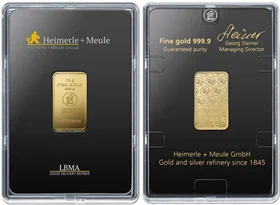 מטיל זהב HEIMERLE MEULE של 10 גרם גרמניה