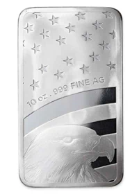 מטיל כסף נשר אמריקאי 10 אונקיות ארה"ב