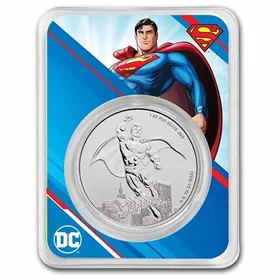 מטבע כסף סופרמן 5 דולר סמואה שנת 2023