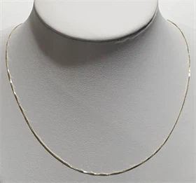 שרשרת דגם ונציה זהב צהוב 14K באורך 42 ס"מ