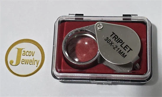 לופה פי 30 בצבע כסוף